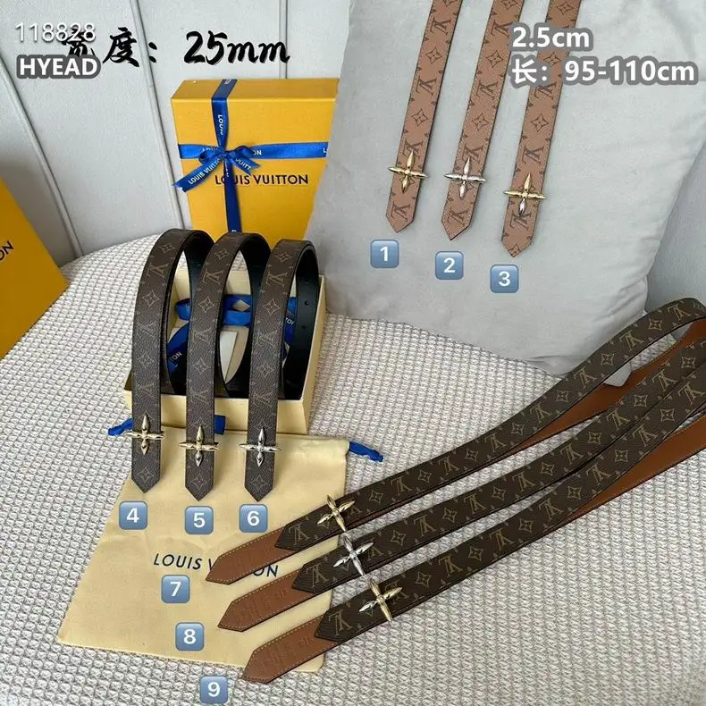 LV Belt 25mmX95-110cm 8L11